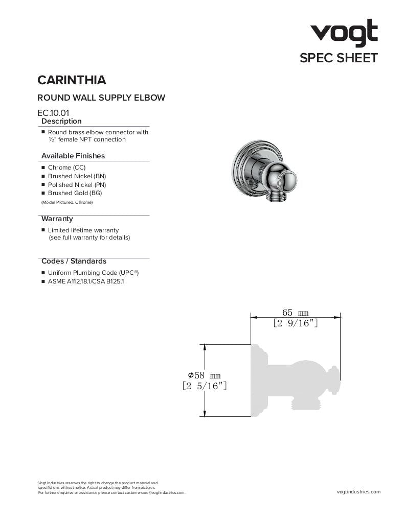 CARINTHIA 2-WAY TH SHOWER KIT