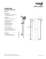CARINTHIA 3-WAY TH SHOWER KIT WITH BODY JETS