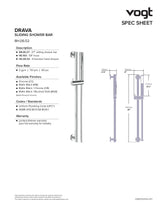 DRAVA 2-WAY TH SHOWER KIT