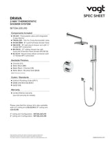 DRAVA 2-WAY TH SHOWER KIT