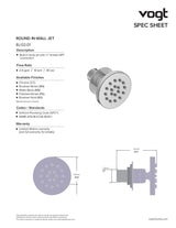 DRAVA 3-WAY TH SHOWER KIT WITH BODY JETS