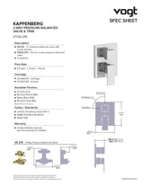 KAPFENBERG 2-WAY PB SHOWER KIT