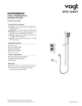 KAPFENBERG 2-WAY TH SHOWER KIT