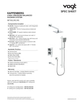 KAPFENBERG 3-WAY PB SHOWER KIT