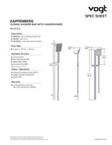 KAPFENBERG 3-WAY PB SHOWER KIT
