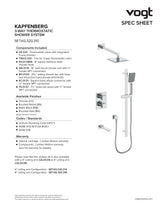 KAPFENBERG 3-WAY TH SHOWER KIT