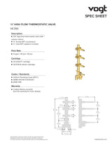KAPFENBERG 3/4" HIGH-FLOW TH SHOWER KIT WITH BODY JETS