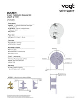 LUSTEN 3-WAY PB SHOWER KIT