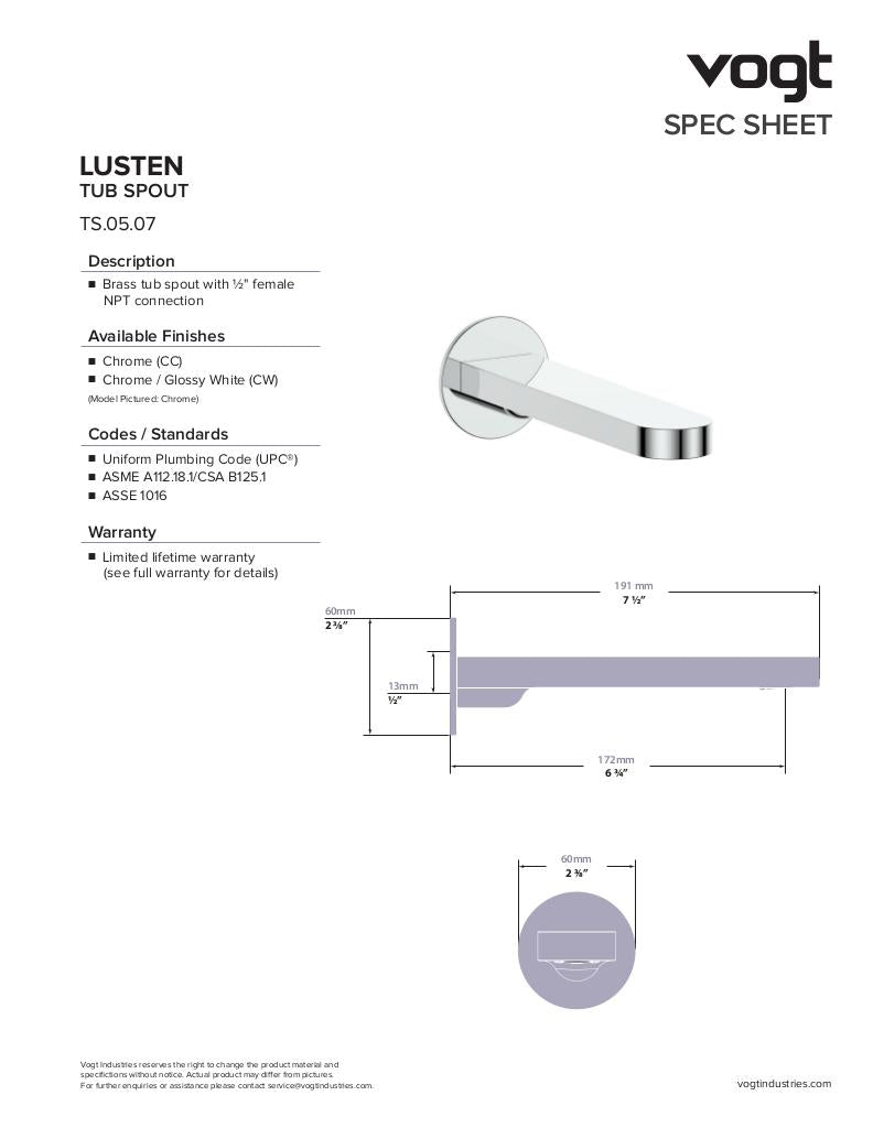 LUSTEN 3-WAY PB SHOWER KIT
