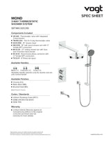 MOND 3-WAY TH SHOWER KIT