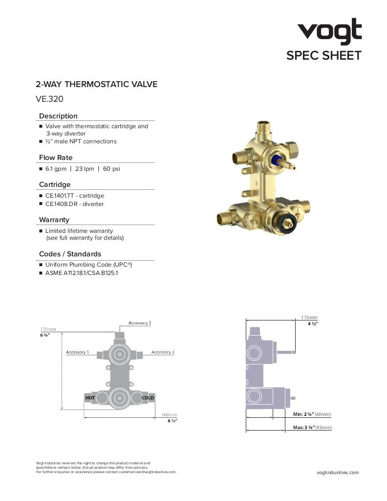 MOND 3-WAY TH SHOWER KIT