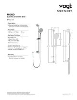 MOND 3-WAY TH SHOWER KIT