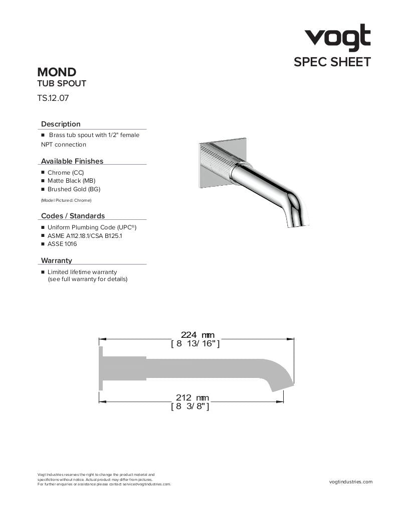MOND 3-WAY TH SHOWER KIT