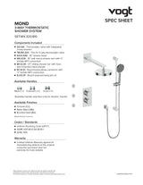 MOND 3-WAY TH SHOWER KIT WITH BODY JETS