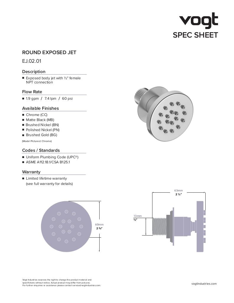 MOND 3-WAY TH SHOWER KIT WITH BODY JETS