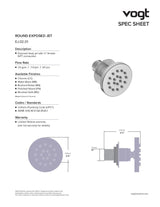 MOND 3-WAY TH SHOWER KIT WITH BODY JETS