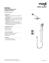 NIVEAU 2-WAY TH SHOWER KIT