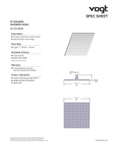 NIVEAU 2-WAY TH SHOWER KIT