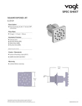 NIVEAU 3-WAY TH SHOWER KIT WITH BODY JETS