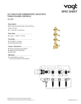 NIVEAU 3/4" HIGH-FLOW TH SHOWER KIT WITH BODY JETS