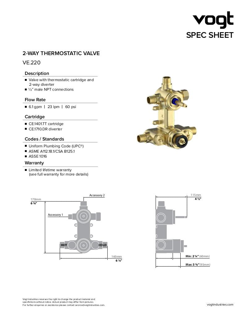 WORGL 2-WAY TH SHOWER KIT