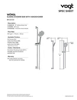 WORGL 2-WAY TH SHOWER KIT