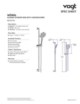 WORGL 3-WAY TH SHOWER KIT