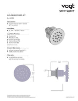 WORGL 3-WAY TH SHOWER KIT WITH BODY JETS