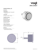 WORGL 3/4" HIGH-FLOW TH SHOWER KIT WITH BODY JETS