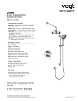ZEHN 2-WAY TH SHOWER KIT
