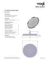 ZEHN 3/4" HIGH-FLOW TH SHOWER KIT WITH BODY JETS AND 6" CEILING ARM