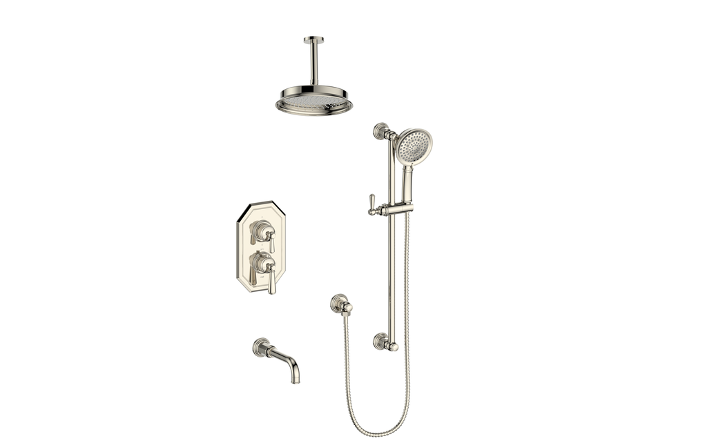 CARINTHIA 3-WAY TH SHOWER KIT WITH 6" CEILING ARM