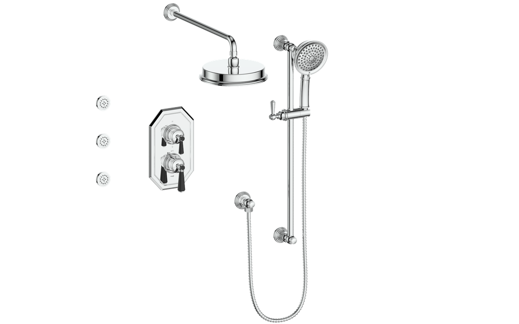 CARINTHIA 3-WAY TH SHOWER KIT WITH BODY JETS