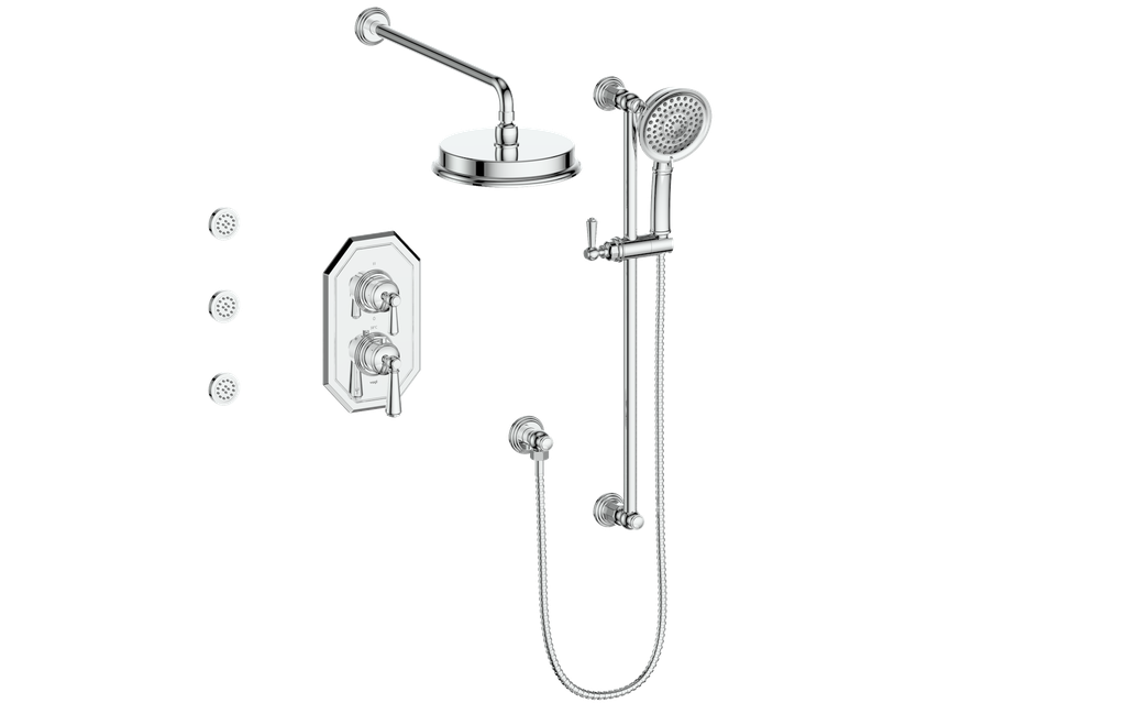 CARINTHIA 3-WAY TH SHOWER KIT WITH BODY JETS