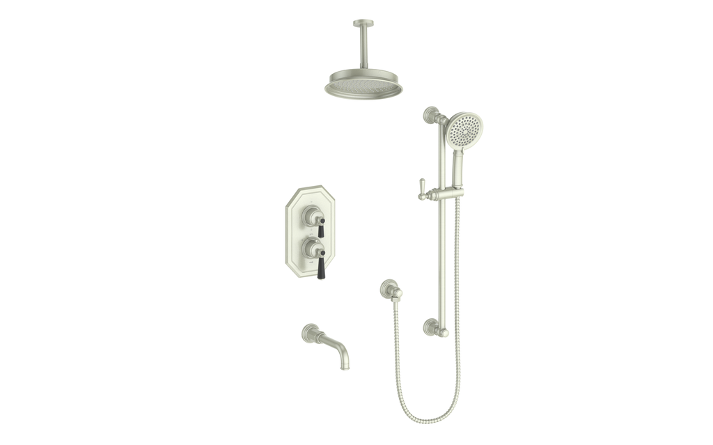 CARINTHIA 3-WAY TH SHOWER KIT WITH 6" CEILING ARM