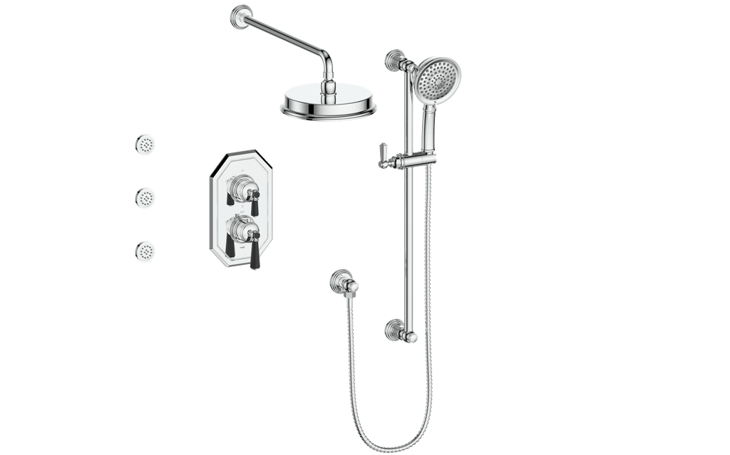 CARINTHIA 3-WAY TH SHOWER KIT WITH BODY JETS