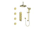 CARINTHIA 3/4" HIGH-FLOW TH SHOWER KIT WITH BODY JETS AND 6" CEILING ARM
