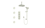 CARINTHIA 3/4" HIGH-FLOW TH SHOWER KIT WITH BODY JETS AND 6" CEILING ARM