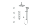CARINTHIA 3/4" HIGH-FLOW TH SHOWER KIT WITH BODY JETS AND 6" CEILING ARM
