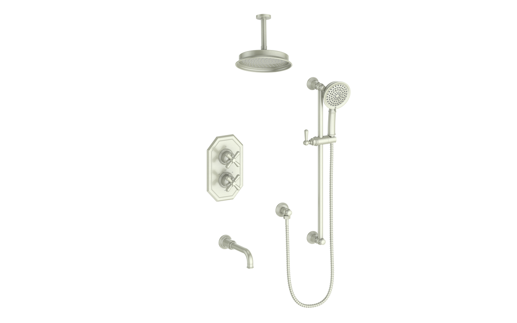 CARINTHIA 3-WAY TH SHOWER KIT WITH 6" CEILING ARM