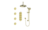 CARINTHIA 3/4" HIGH-FLOW TH SHOWER KIT WITH BODY JETS AND 6" CEILING ARM