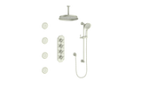 CARINTHIA 3/4" HIGH-FLOW TH SHOWER KIT WITH BODY JETS AND 6" CEILING ARM