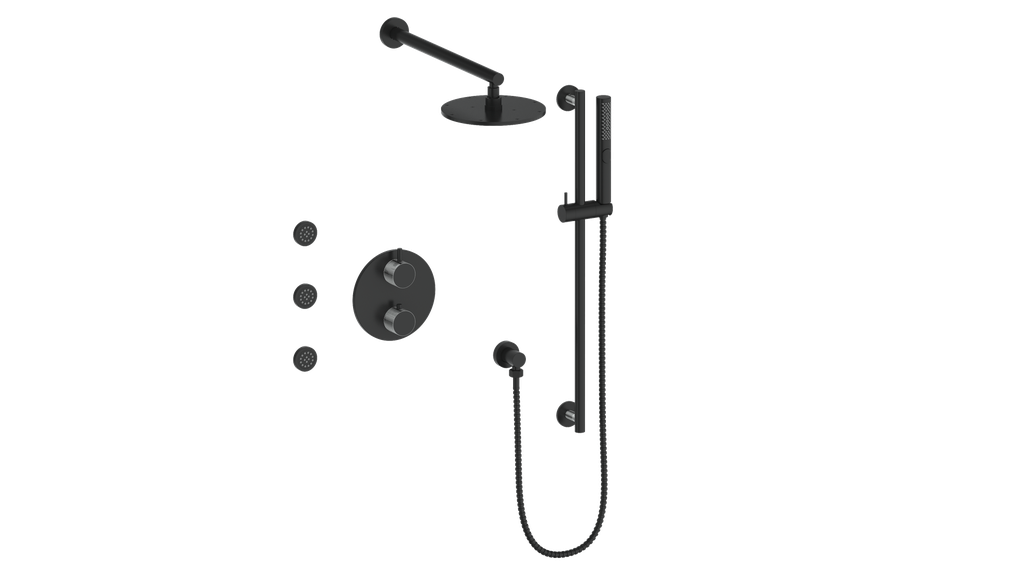 DRAVA 3-WAY TH SHOWER KIT WITH BODY JETS