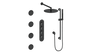 DRAVA 3-WAY TH SHOWER KIT WITH BODY JETS