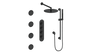 DRAVA 3-WAY TH SHOWER KIT WITH BODY JETS