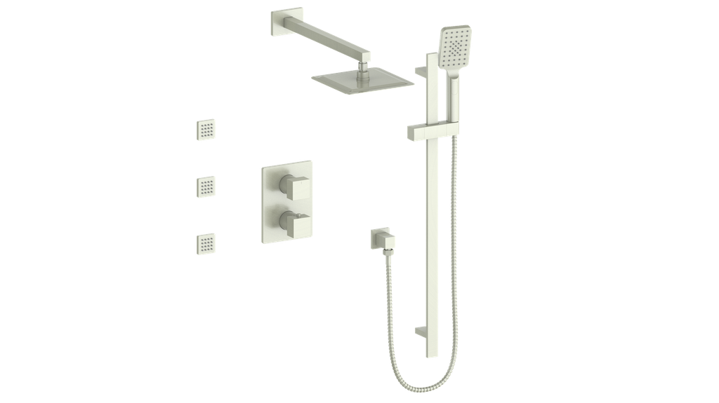 KAPFENBERG 3-WAY TH SHOWER KIT WITH BODY JETS