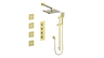 KAPFENBERG 3/4" HIGH-FLOW TH SHOWER KIT WITH BODY JETS