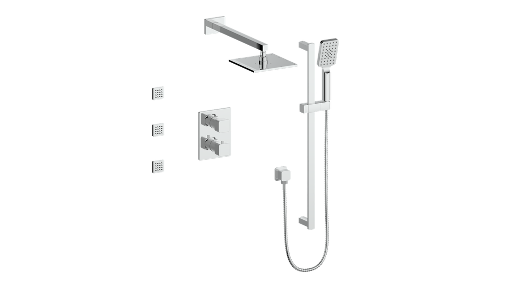 NIVEAU 3-WAY TH SHOWER KIT WITH BODY JETS