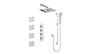 NIVEAU 3/4" HIGH-FLOW TH SHOWER KIT WITH BODY JETS