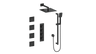 NIVEAU 3/4" HIGH-FLOW TH SHOWER KIT WITH BODY JETS